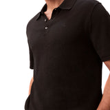 Polo supina Calvin Klein in cotone nero
