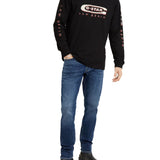 Jeans 3301 slim denim medio