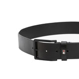 Cintura Tommy Hilfiger Adan in pelle nero