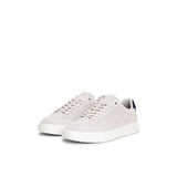 Sneaker con inserti a contrasto bianco/nero