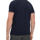 T-shirt Tommy Hilfiger con logo centrale e dettagli iconici blu