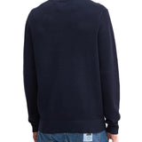 Maglia Tommy Hilfiger in cotone strutturato blu navy