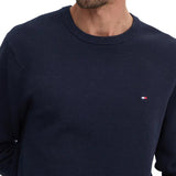 Maglia Tommy Hilfiger in cotone strutturato blu navy