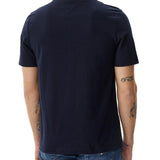 T-shirt Tommy Hilfiger con taschino e logo in cotone biologico blu