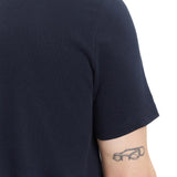 T-shirt Tommy Hilfiger con bandiera blu navy