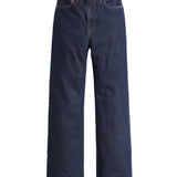 Ribcage Wide Leg Jeans denim scuro