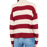 Lupetto LiuJo a righe rosso/beige