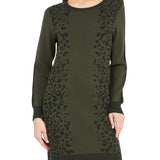 Abito LiuJo jaquard lux verde/nero