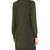 Abito LiuJo jaquard lux verde/nero