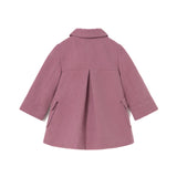 Cappotto panno rosa scuro