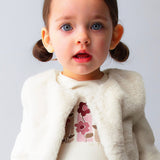 Completo tre pezzi (gilet+t-shirt+leggings) rosa