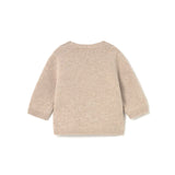 Girocollo neonato lavorato sabbia