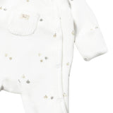 Pagliaccetto in ciniglia unisex naturale