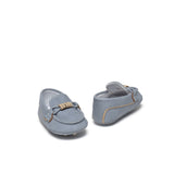 Mocassino neonato blu