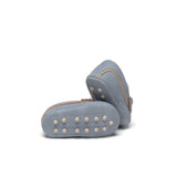 Mocassino neonato blu