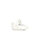 Ballerina fiocco neonata ecrù