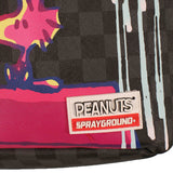 Zaino Peanuts friends help friends nero/grigio