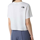 T-shirt corta in vita Simple Dome bianco