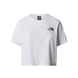 T-shirt corta in vita Simple Dome bianco