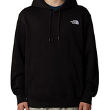 Felpa con cappuccio essential relaxed nero