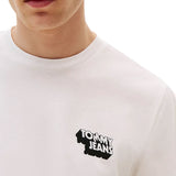 T-shirt maniche corte Stackcon logo in 3D bianco