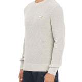 Girocollo a maglia larga beige