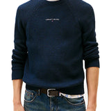 Girocollo linear raglan blu