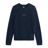 Girocollo linear raglan blu