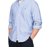 Camicia manica lunga Heritage Oxford celeste