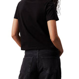 T-shirt manica corta monologo baby nero