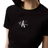 T-shirt manica corta monologo baby nero