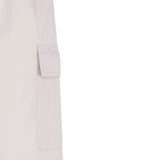 Pantalone cargo cotone grigio