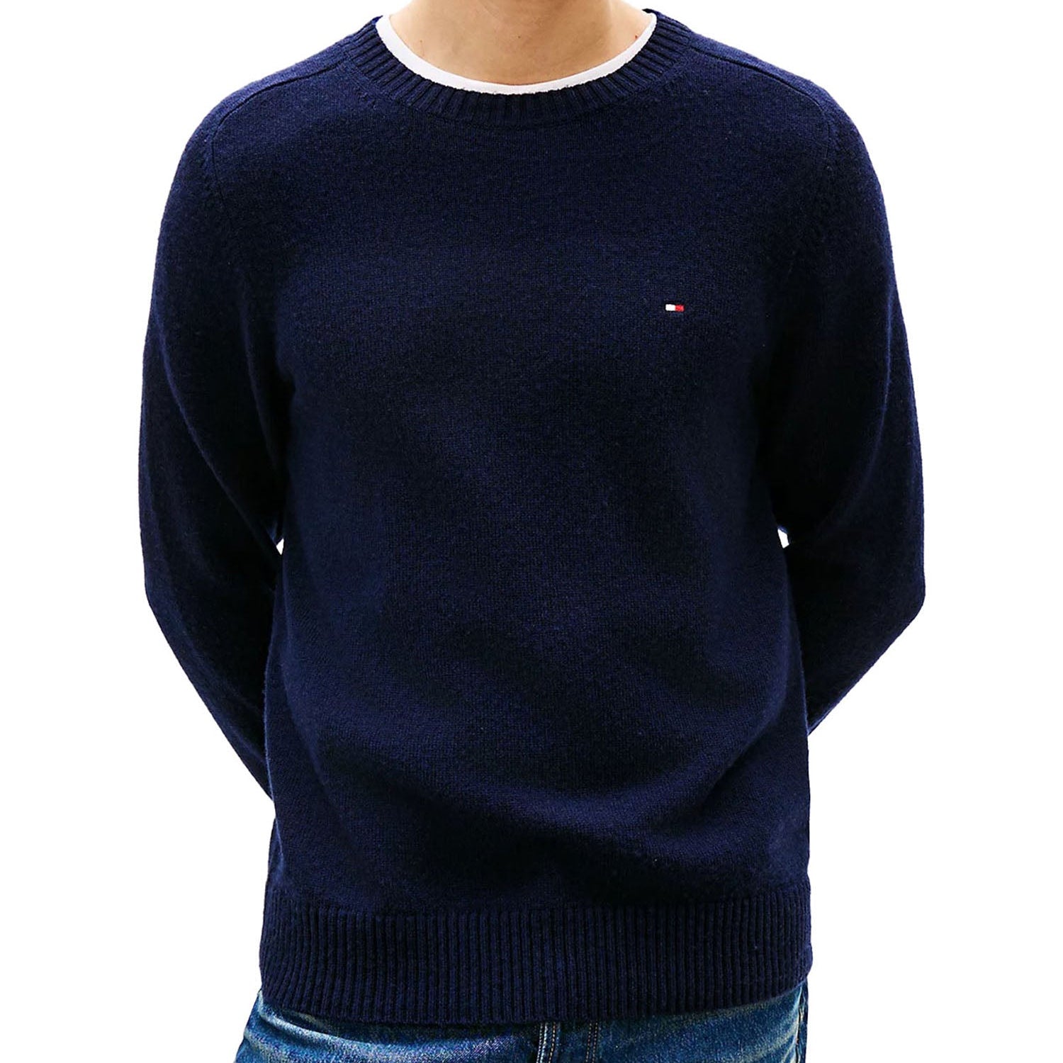 T-shirt minimal logo frontale bianco