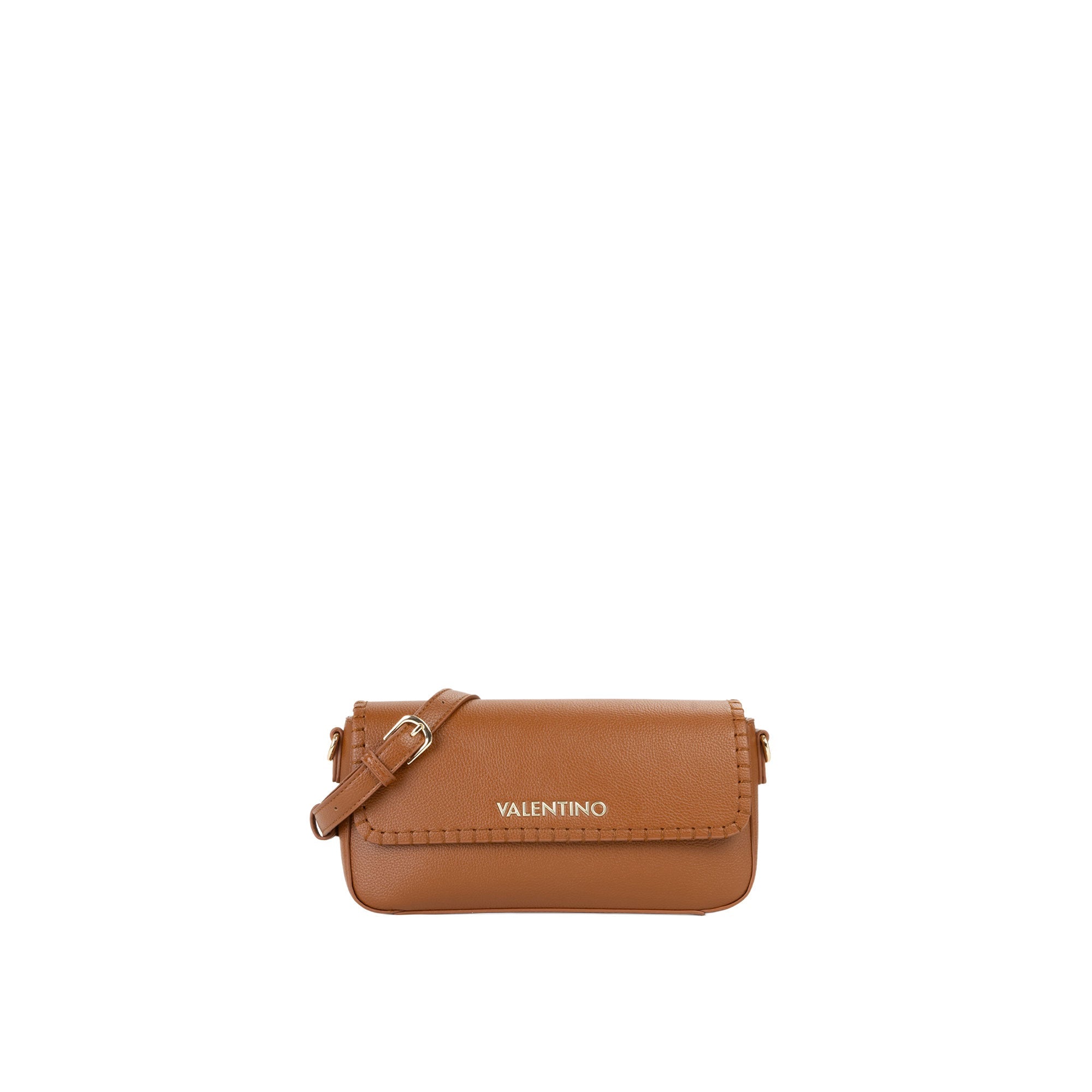 Borsa a spalla con strass cipria