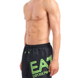 Maxi black side logo boxer shorts