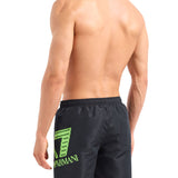 Maxi black side logo boxer shorts