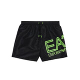 Maxi black side logo boxer shorts