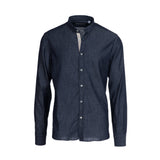 Camicia cotone collo coreana denim wash