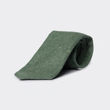 Cravatta in twill verde