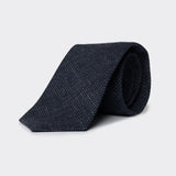 Cravatta pied de poule blu