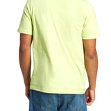 T-shirt manica corta con stampa logo lime