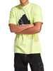 t-shirt-maniche-corte-con-logo-a-contrasto-lime