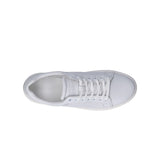 White leather sneakers