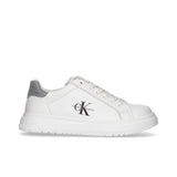 White logo sneakers