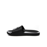 Black monogram Slide slippers