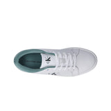 Sneakers Classic Cupsole Low bianco con inserto celeste