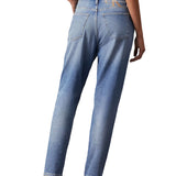 High-waisted mom fit jeans