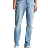 Slim taper jeans
 medium denim