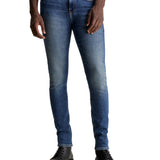 Stretch skinny jeans
 dark denim