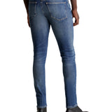 Jeans skinny stretch 
 denim scuro